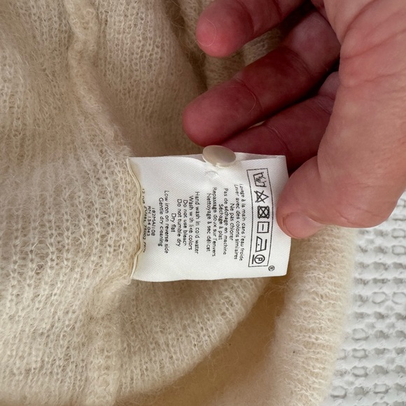 Sézane Cream Button-Up Cardigan - Picture 6 of 6